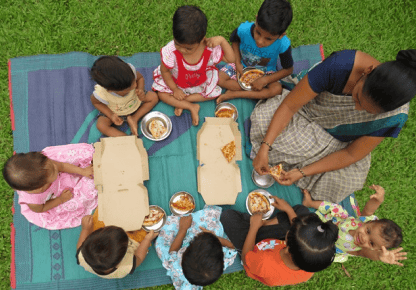 Group meal activity